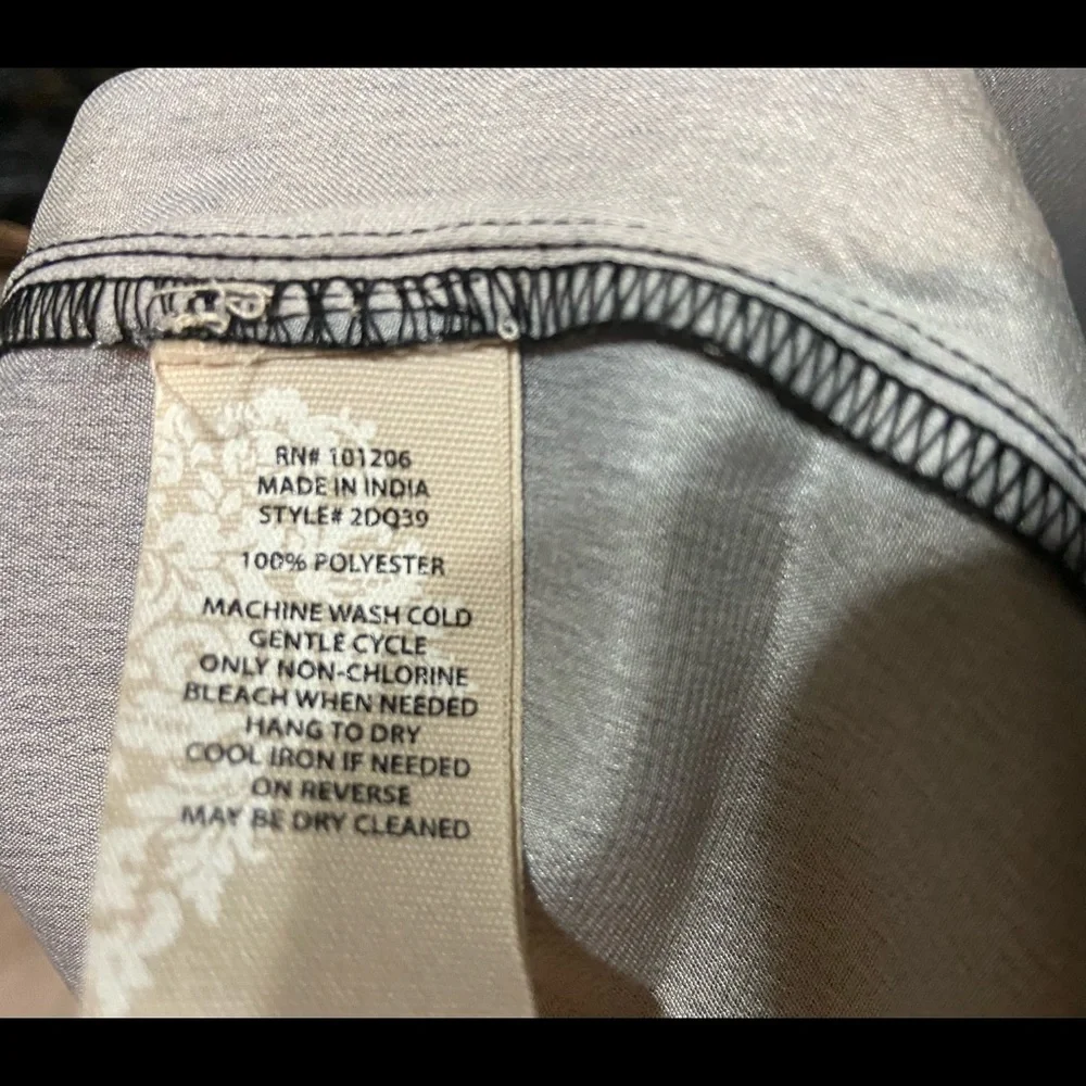 NWT Soft Surroundings Ainsley Abstract Kimono, Copper-S/M - Picture 8 of 8